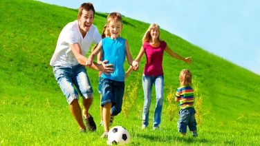 Aptitud para la familia: criar niños saludables y activos