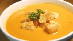 Receta: Sopa de calabaza cremosa